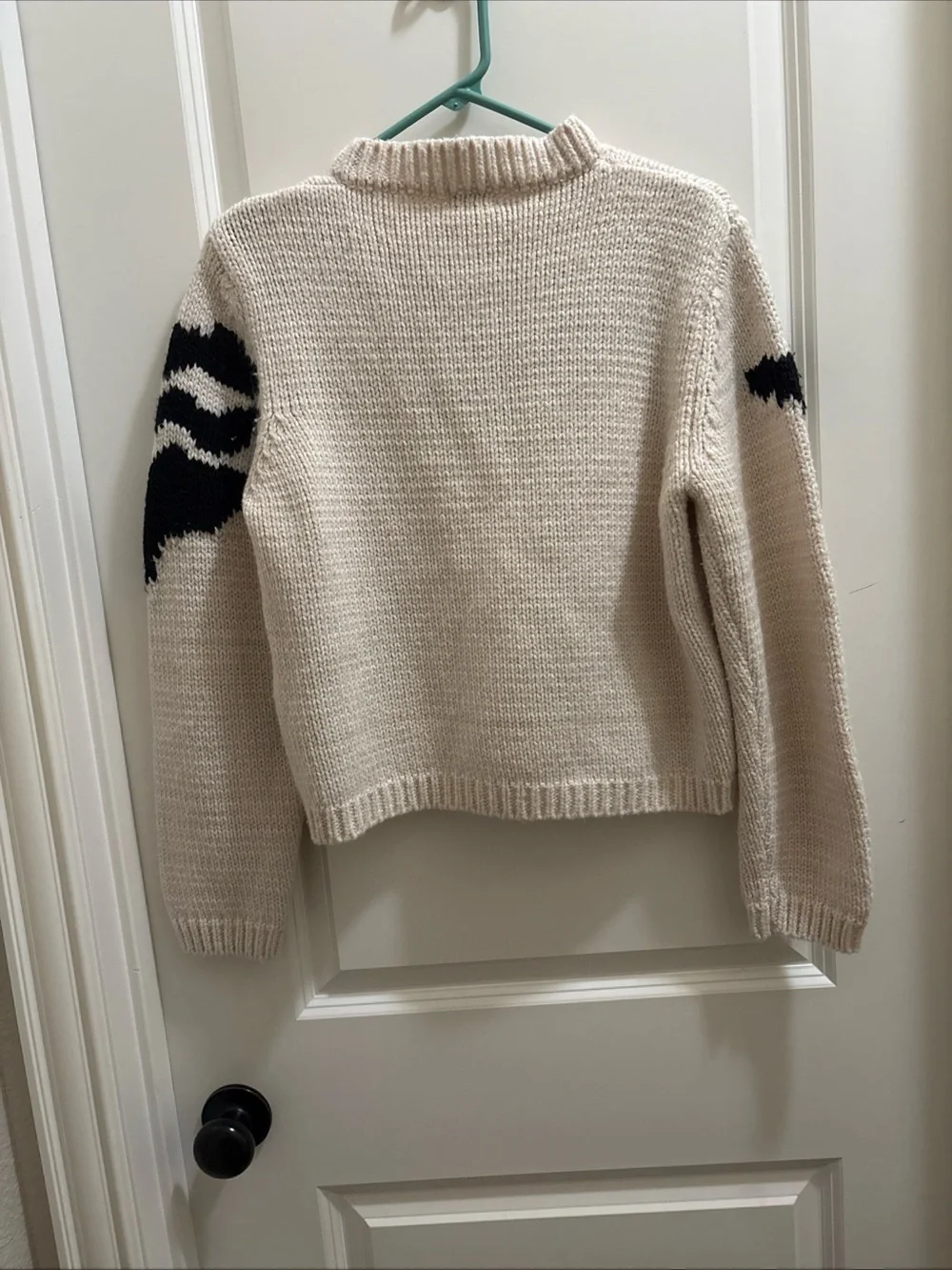 Free People Mandinga Abacus Wave Cropped Wool Blend Sweater Size Medium